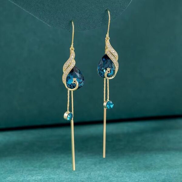 Aretes Fénix Azul