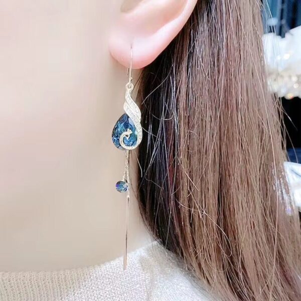 Aretes Fénix Azul - Imagen 2